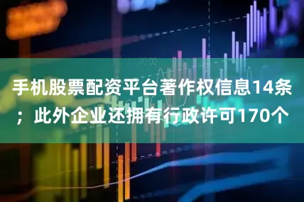 手机股票配资平台著作权信息14条；此外企业还拥有行政许可170个